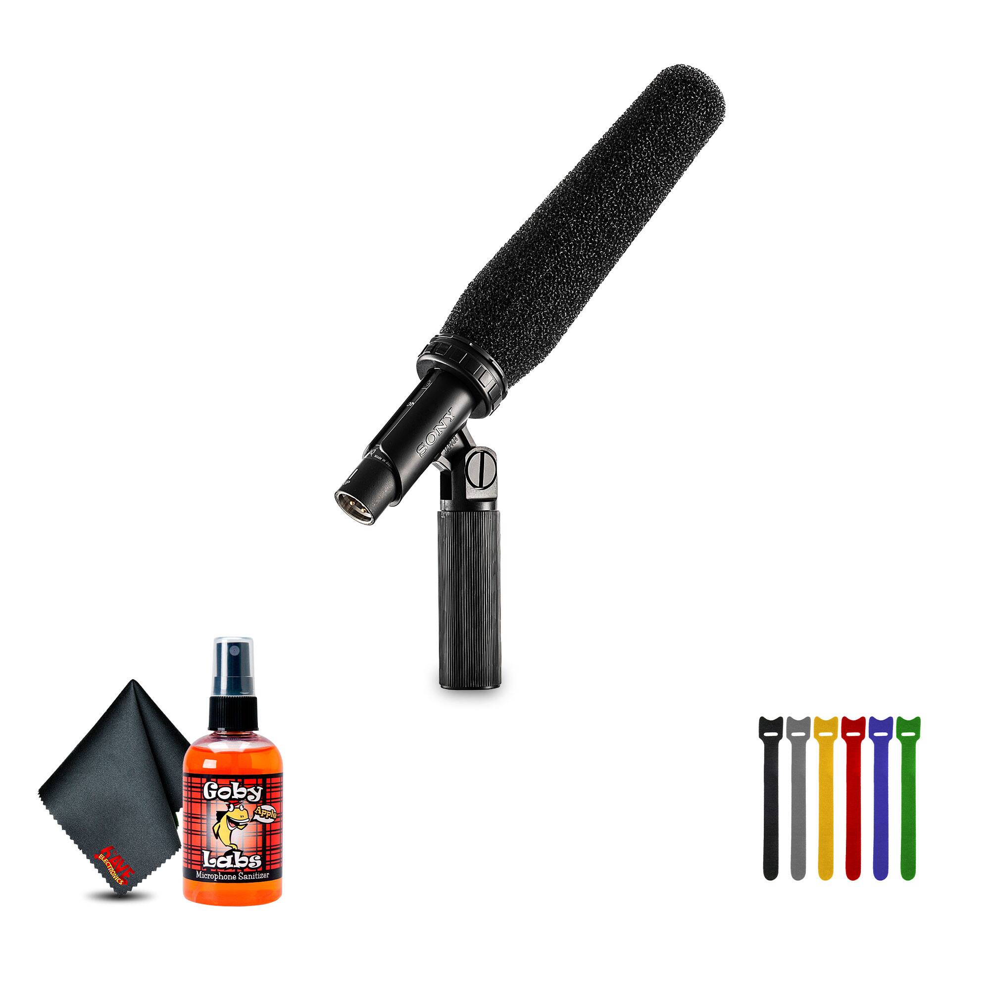 Sony - ECM-678/9X Professional Microphone – Low-Noise XLR Electret Condenser Mic | More