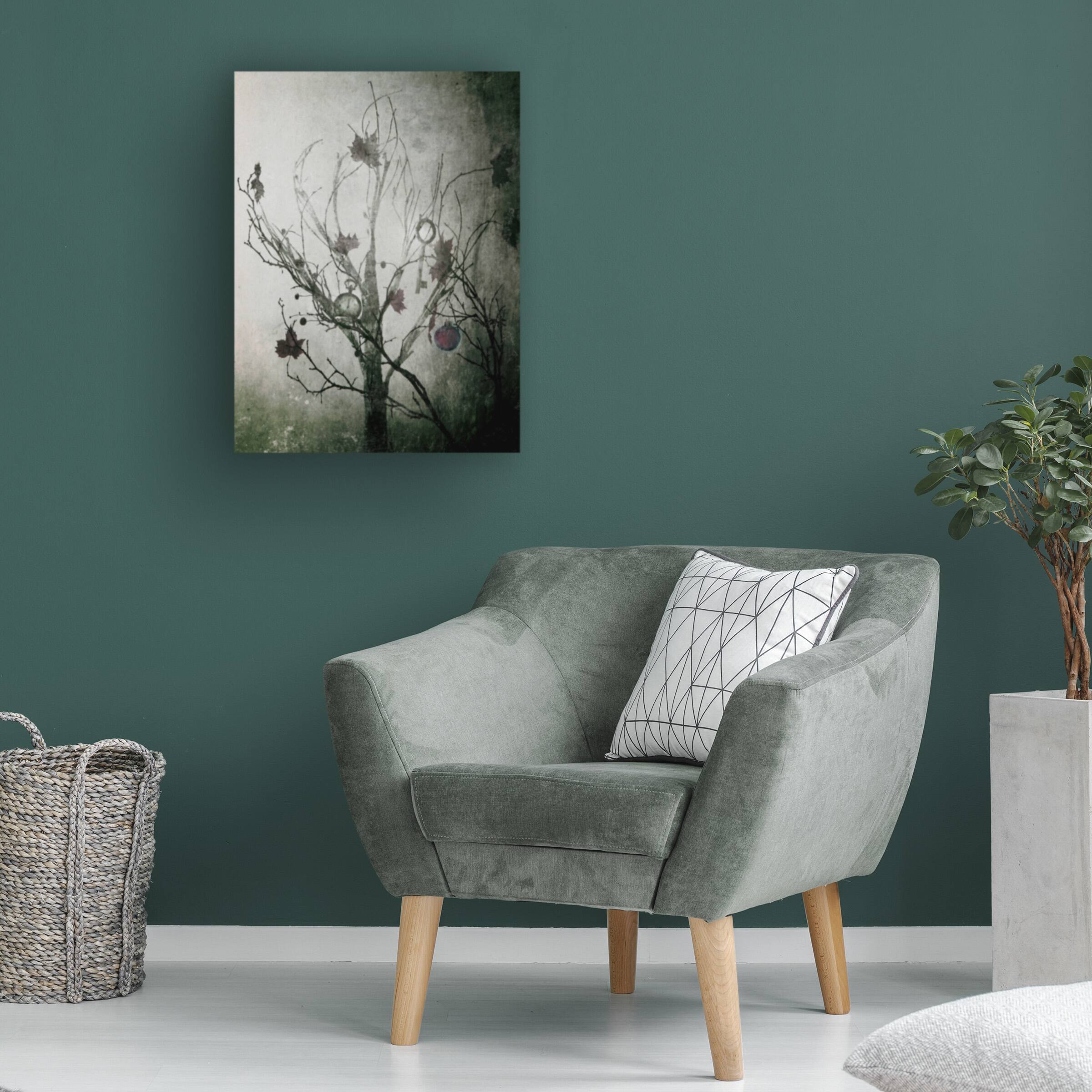 Alt View 1. Trademark Fine Art - Delphine Devos Moody Christmas Canvas Art - 35 x 47 Inches - 35x47 - Multicolor.