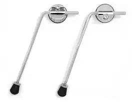 Gibraltar Hardware - Gull Wing Bass Drum Spurs Pair, Lightweight Design, Maximum Floor Support with SC-STL4 Mounting Bracket