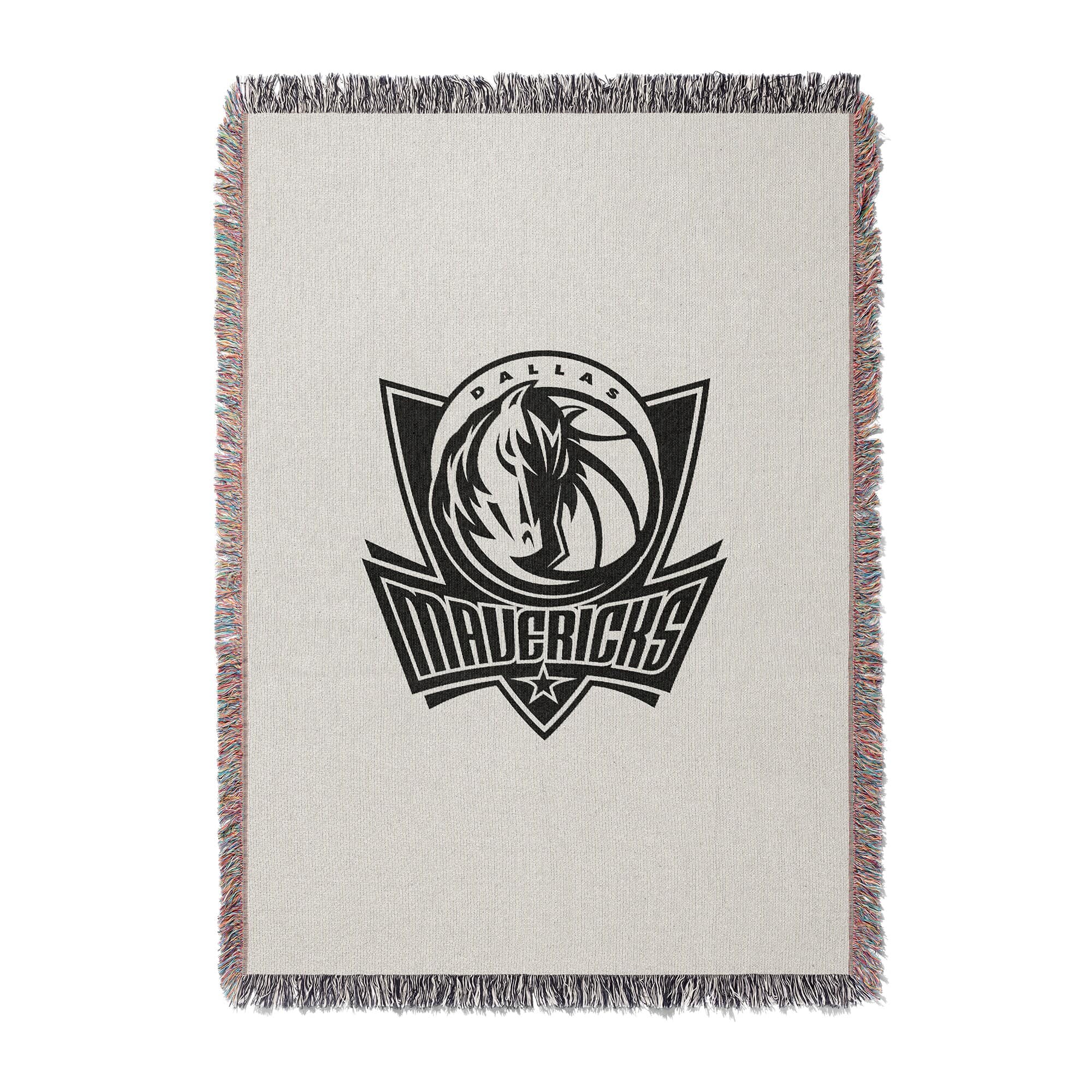 Chad & Jake - Dallas Mavericks Woven Blanket - White