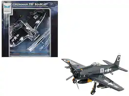 Grumman F8F-2 Bearcats Fighter Aircraft "Jolly Rogers" (1949) US Navy "SkyMax Flying Heroes" 1/72 Model by Hobby Master