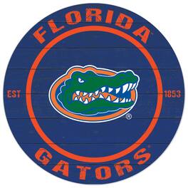 Jardine - Florida Gators 20'' x 20'' Indoor/Outdoor Circle Sign - Blue