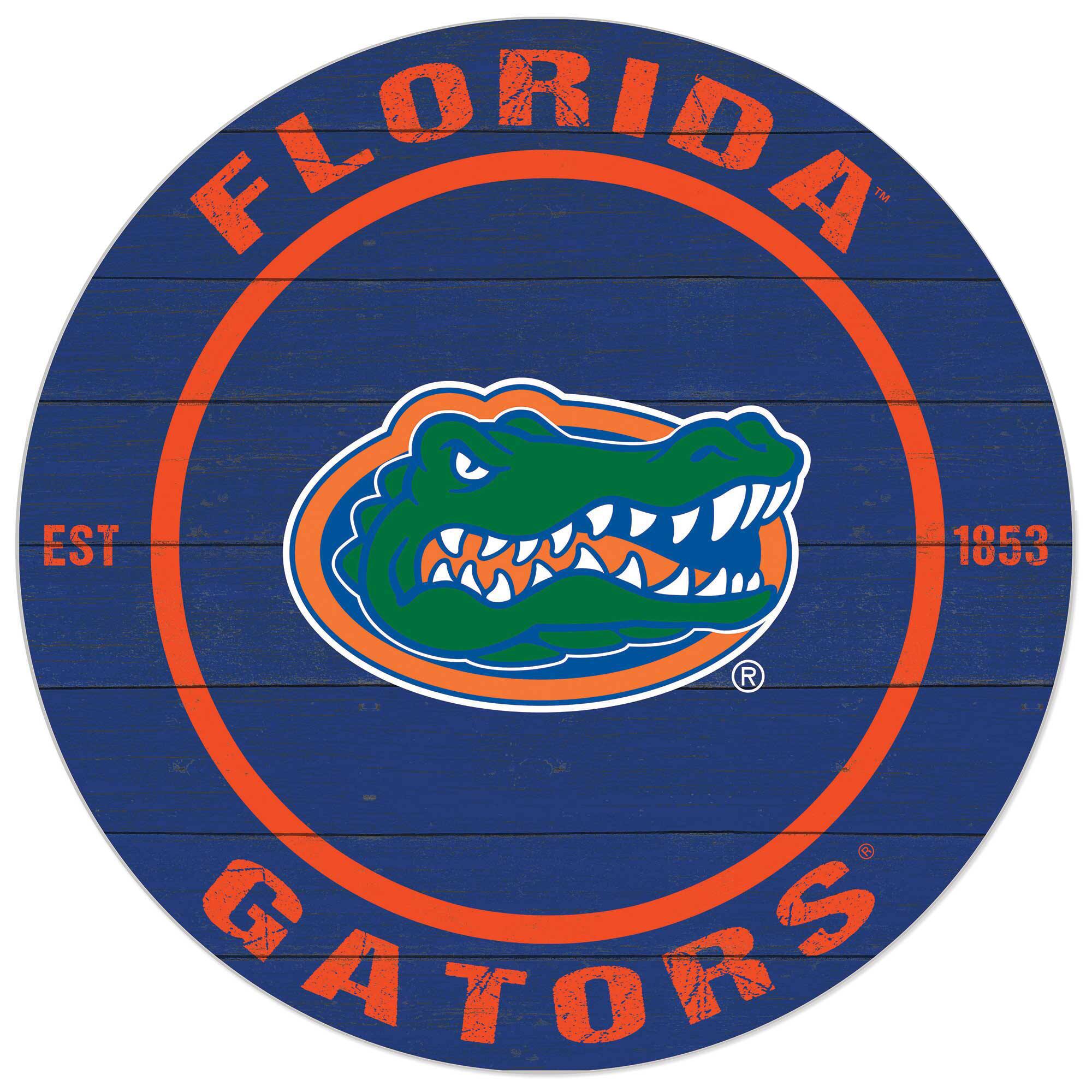 Florida Gators 20'' x 20'' Indoor/Outdoor Circle Sign