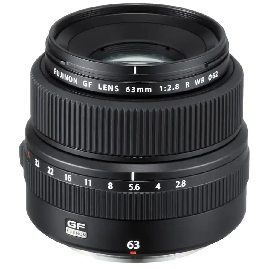 Fujifilm GF 63mm f/2.8 R WR Lens, Bundle with Tiffen 62mm UV and CPL ...