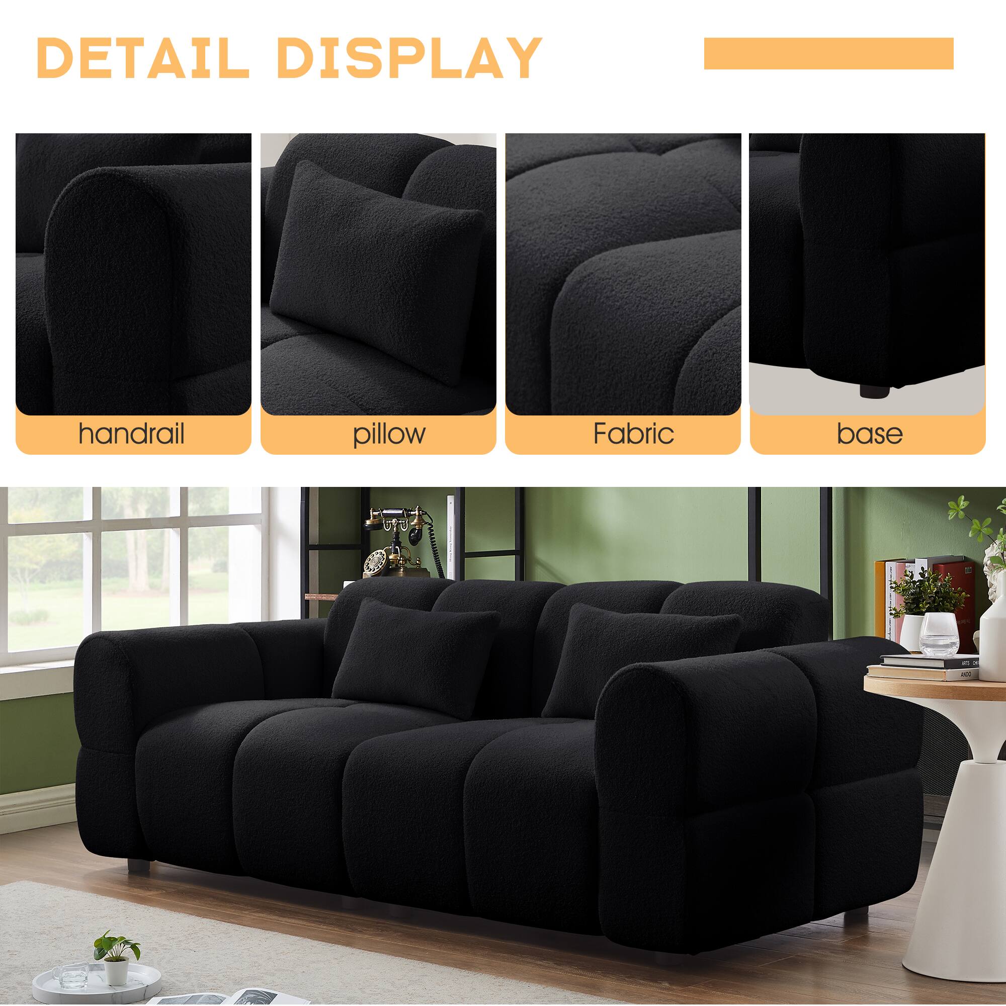 DETAIL DISPLAY  
handrail pillow Fabric base