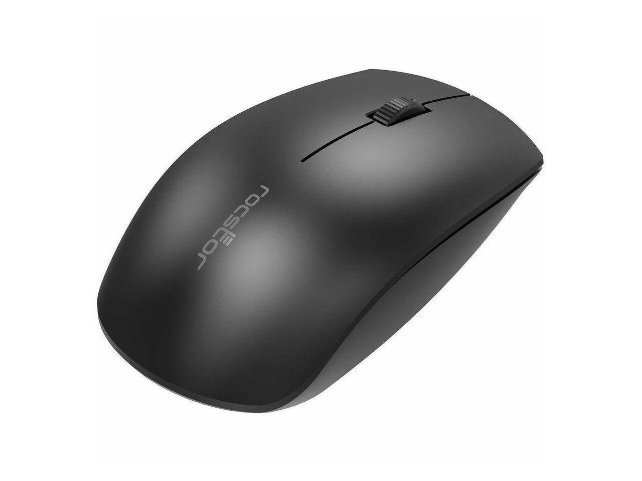 Alt View 2. Rocstor - Rocstor Premium Combo Keyboard & Mouse - Wireless RF 2.40 GHz Keyboard - Black - Wireless RF Mouse - 1200 dpi - Black - Black.