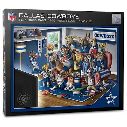 DALLAS COWBOYS
PUREBRED FANS / 500 PIECE PUZZLE / 24" X 18"
NFL
COWBOYS
REAL MAIL-ORDER
PUREBRED FANS
COWBOYS