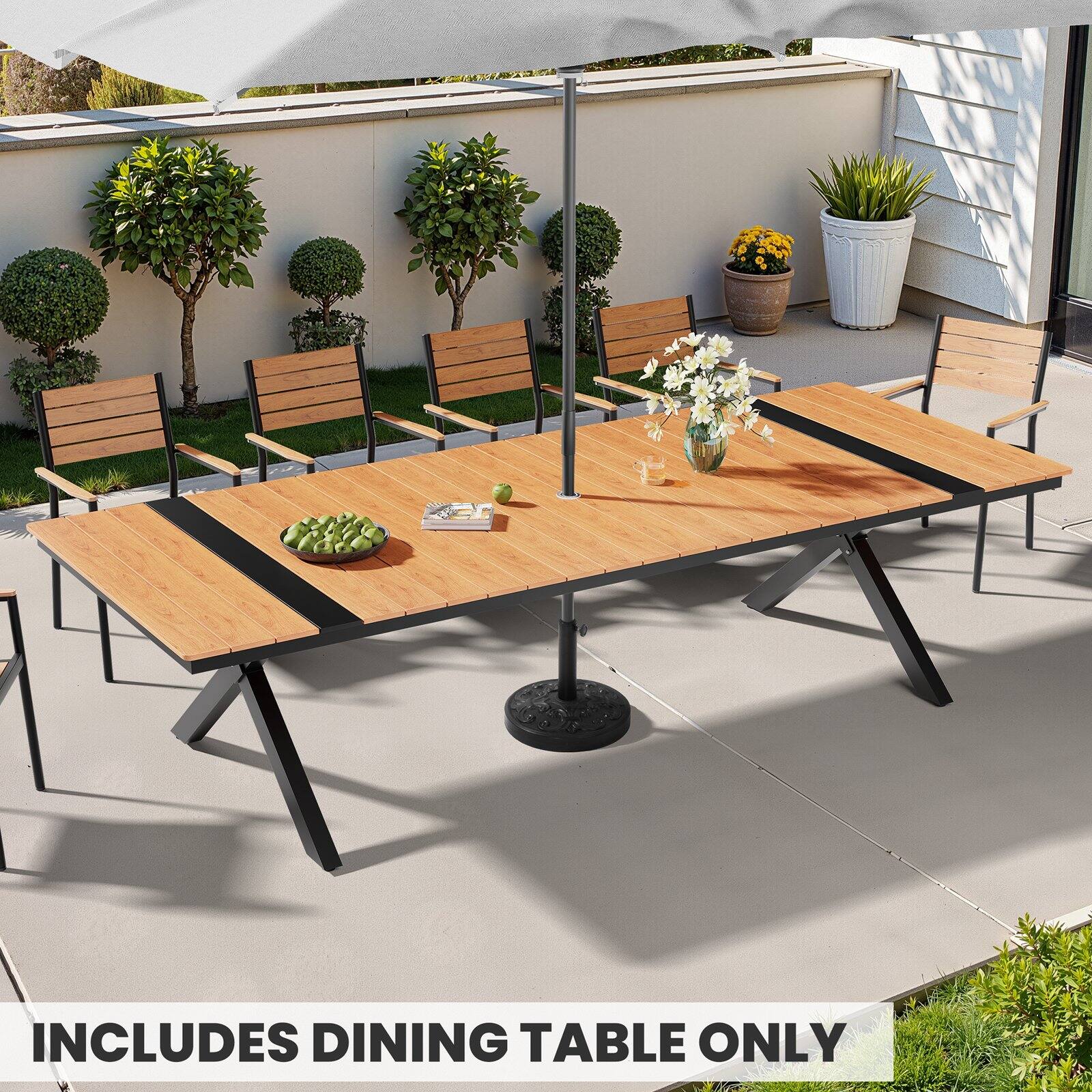 INCLUDES DINING TABLE ONLY