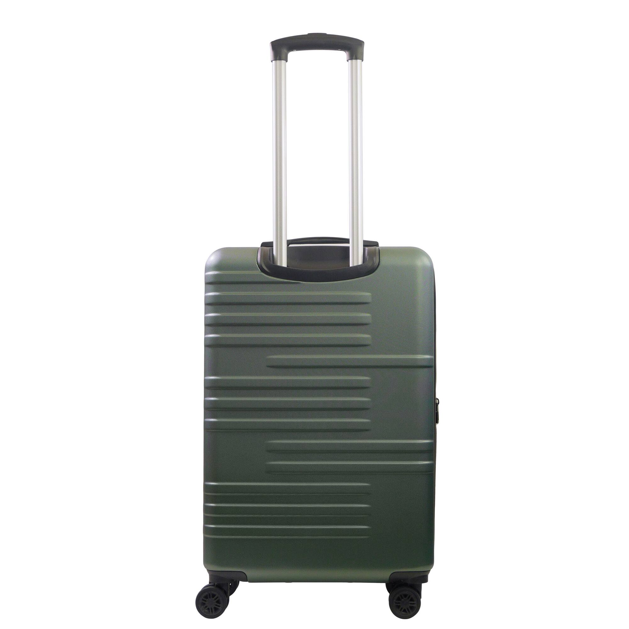 Back. American Dreamliner - 26.5" Hardside Luggage with Expansion - GREEN.