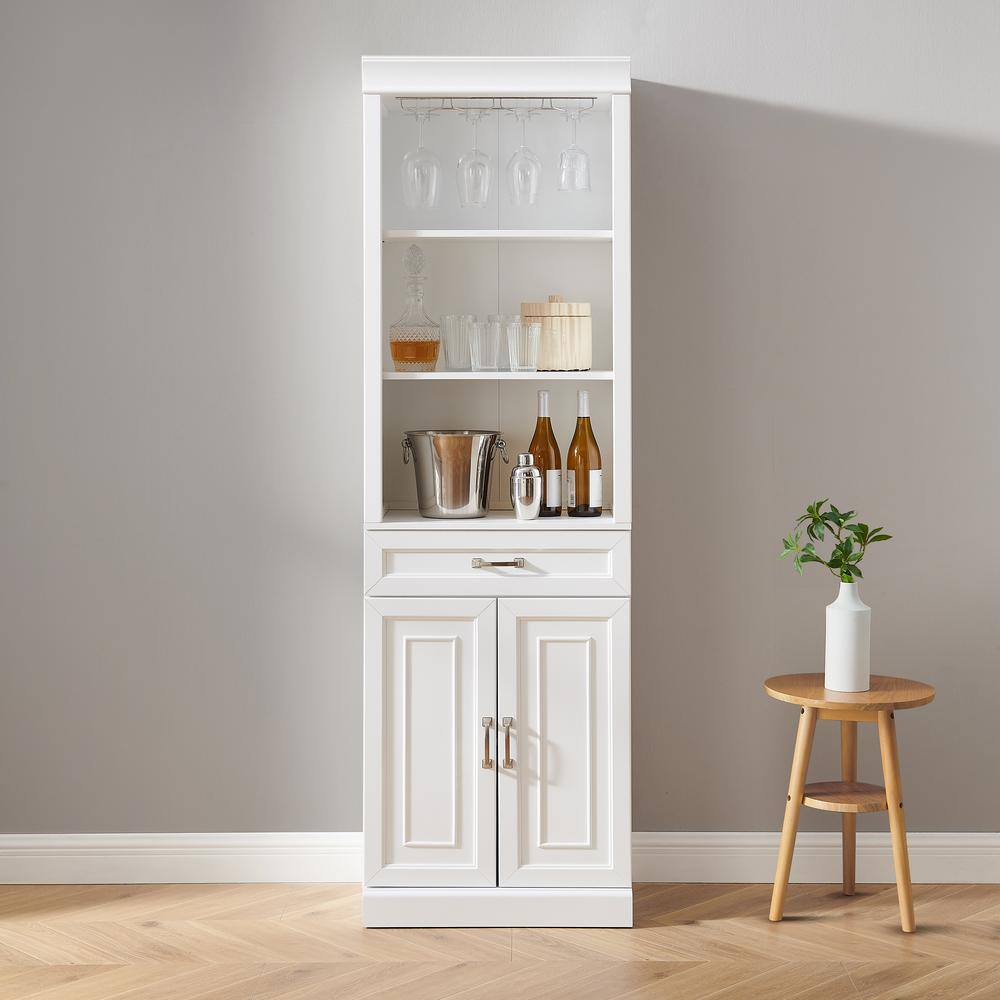 Alt View 10. Crosley Furniture - Stanton Bar Cabinet - White.