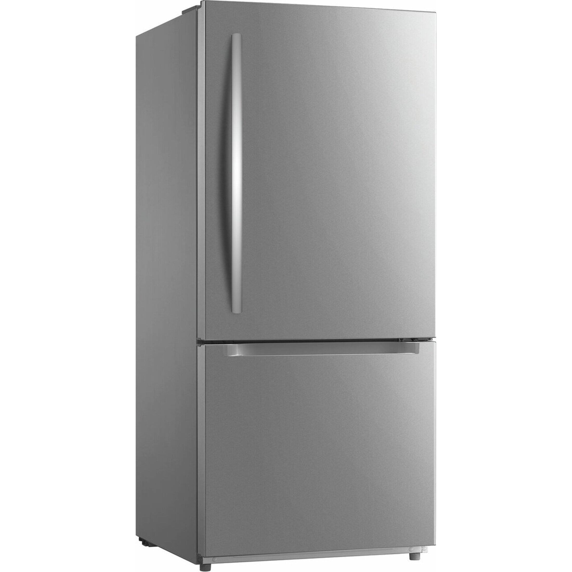 Back. Frigidaire - 19 Cu. Ft. Standard-Depth Bottom Freezer Refrigerator - Smudge-Proof® Stainless Steel.