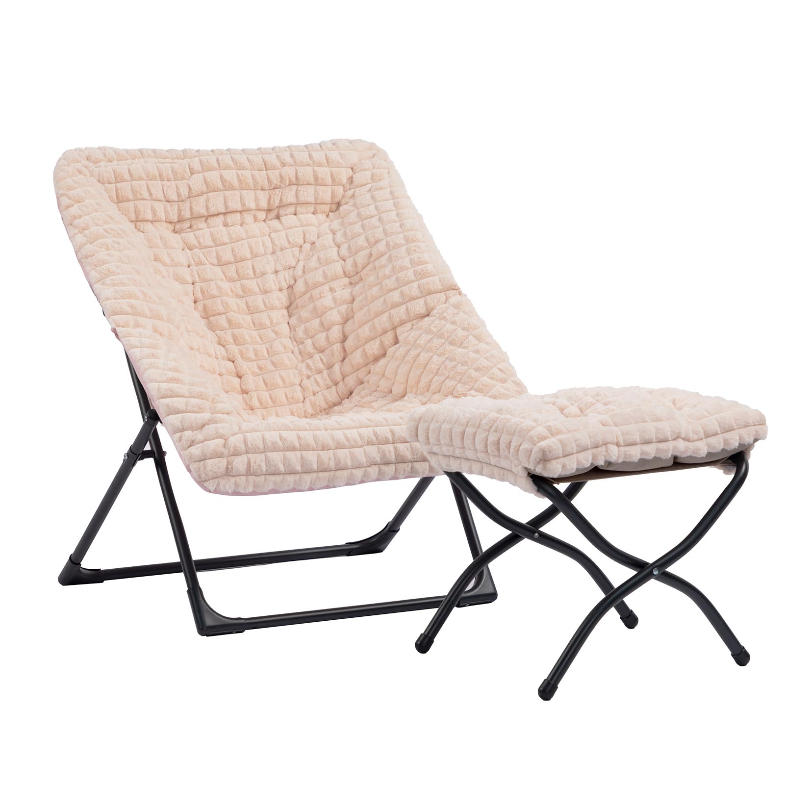 Champagne Pink Chair&stool