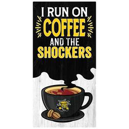 Fan Creations - Wichita State Shockers 6" x 12" Coffee Wall Art - Multicolor