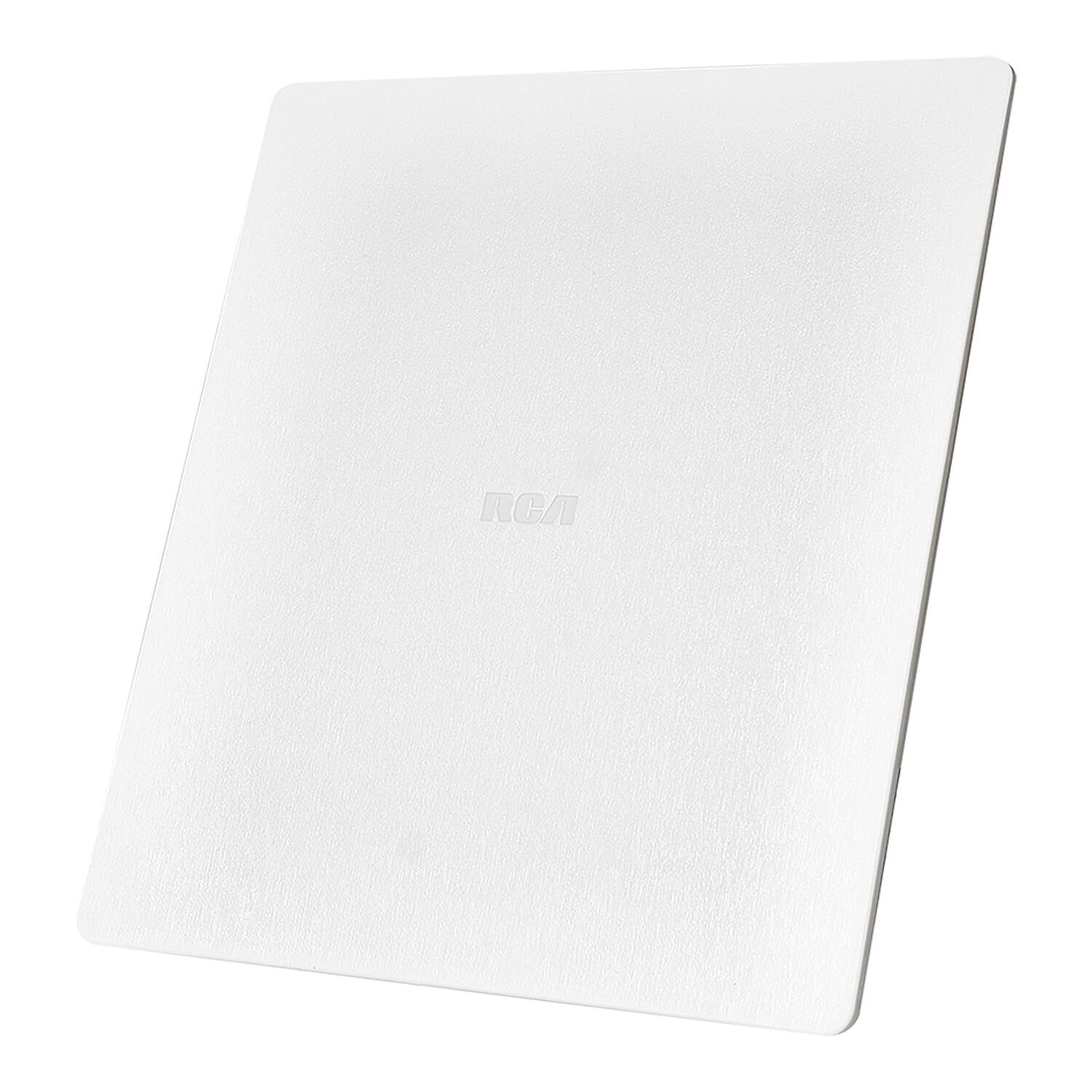 Alt View 1. RCA - Indoor Flat HDTV Multi-Directional Antenna with Easel Stand, Up to 40-Mile Range - White.