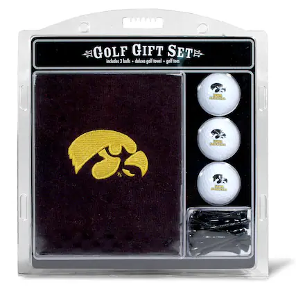 GOLF GIFT SET
includes 3 balls • deluxe golf towel • golf tees
IOWA HAWKEYES
