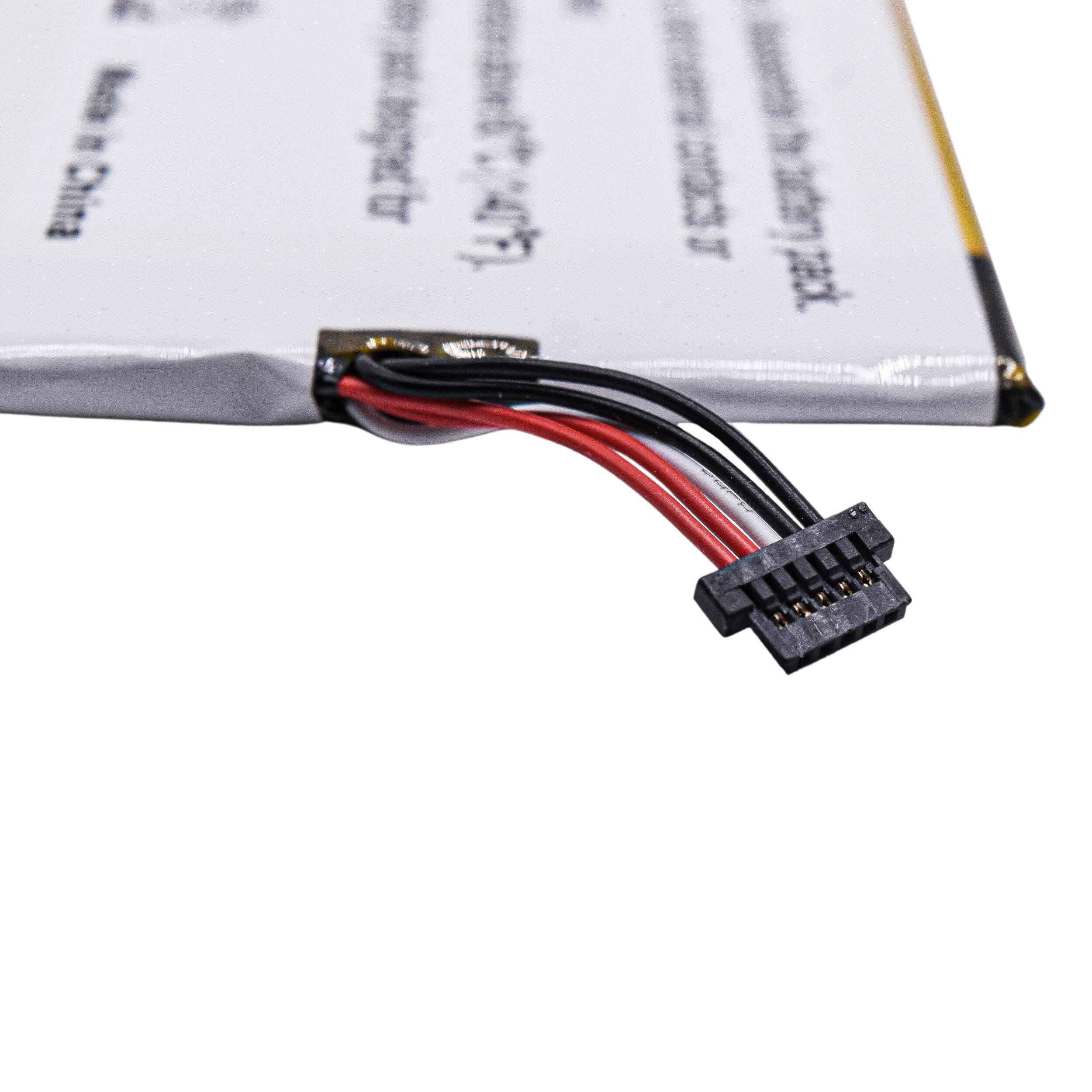 Back. HQRP - 3000 mAh 3.7 V Li-Polymer Battery for Pandigital Novel 9 and Supernova DLX 8 EBook Reader.