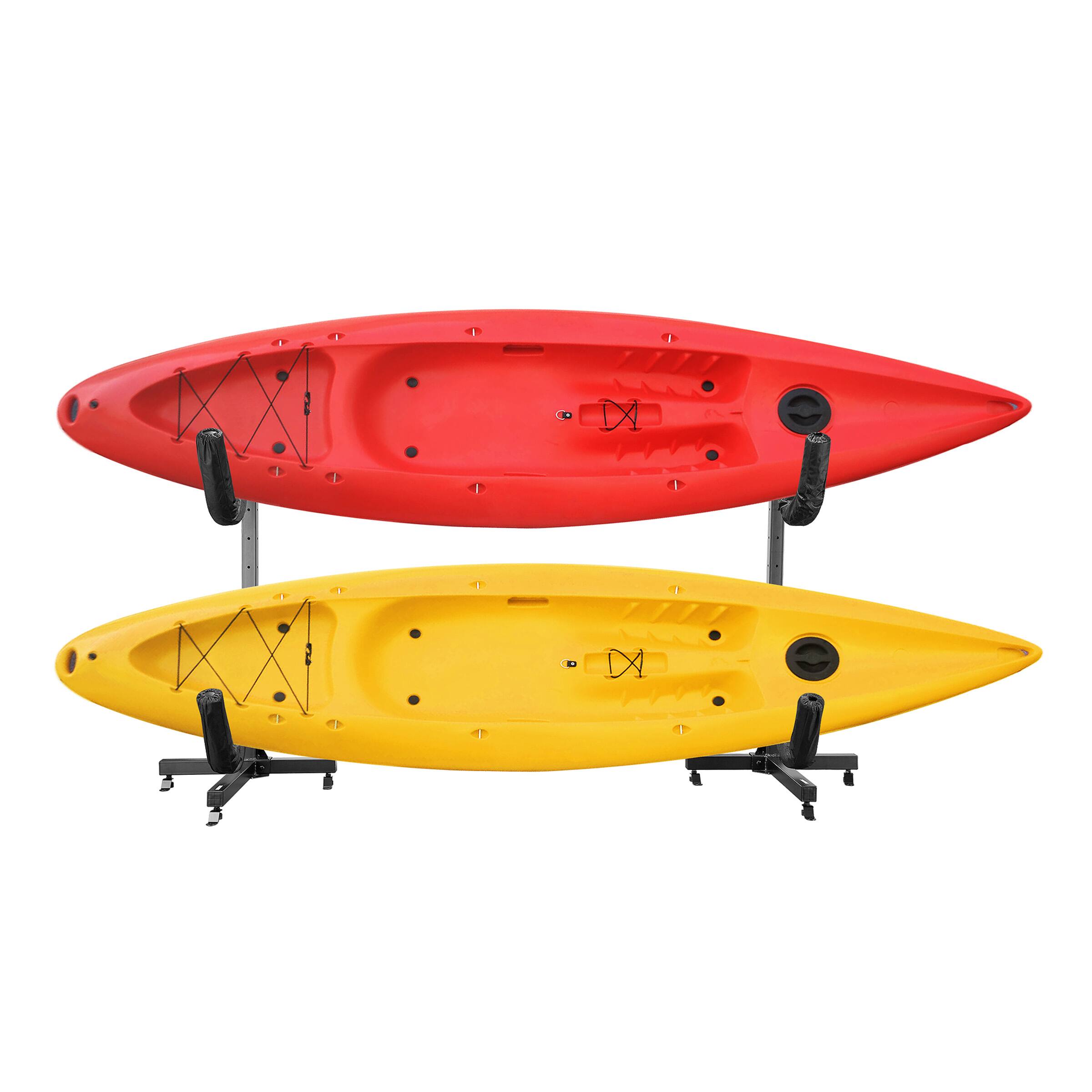 Alt View 4. RAD Sportz - Vertical 2-Kayak Storage Rack - Black.