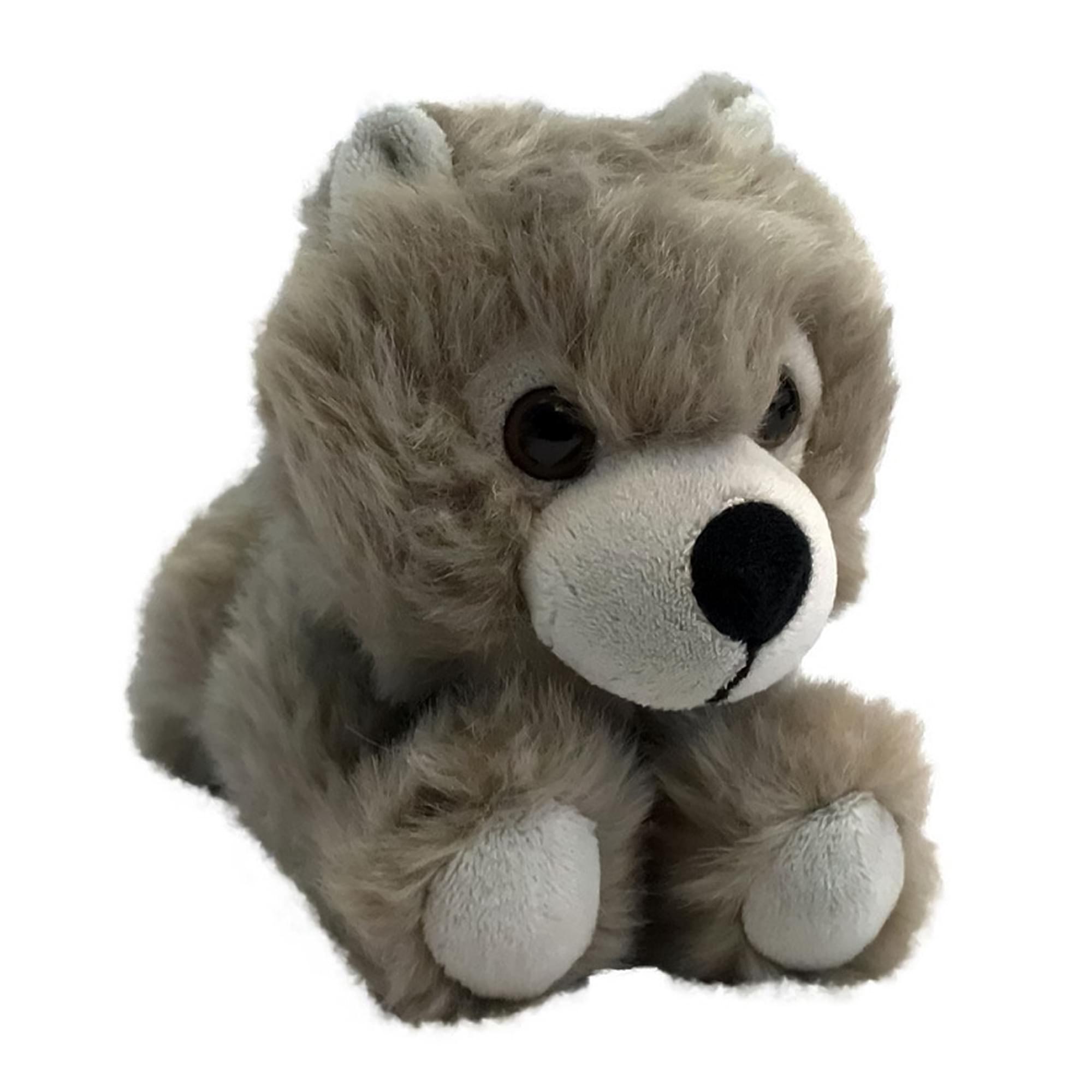 Alt View 2. Factory Entertainment - Game of Thrones Exclusive 6-Inch Plush Direwolf Prone Cub 6-Pack - Grey.
