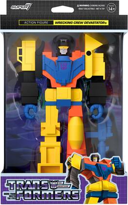 Super7 - Transformers - ReAction Figures - Wrecking Crew Devastator - Collectibles - Multicolor