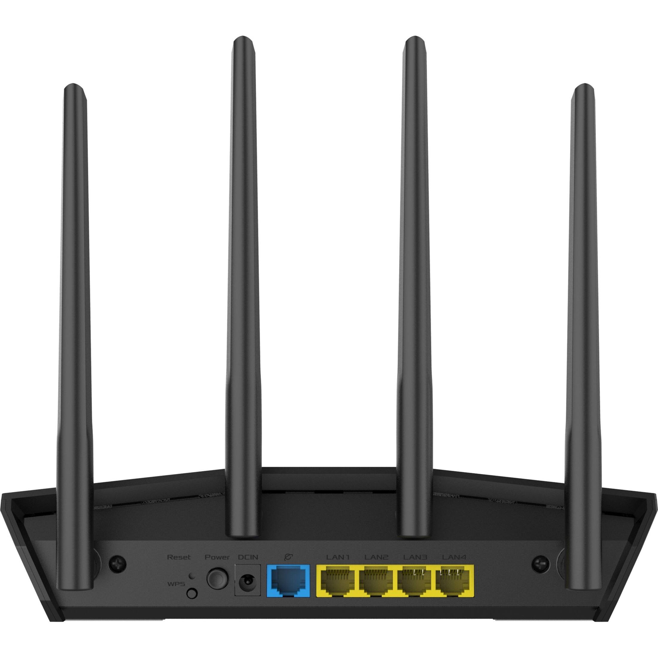Alt View 11. ASUS - AX1800 Dual Band Wi-Fi 6 Router - Black.