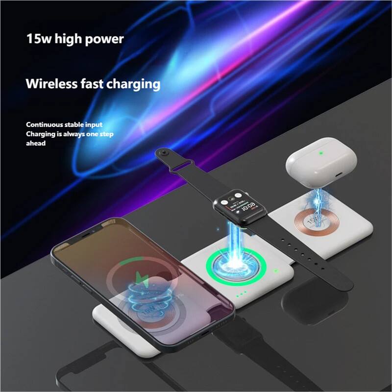 15w high power  
Wireless fast charging  

Continuous stable input  
Charging is always one step ahead