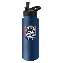 Logo Brands - San Diego FC 34oz. Quencher Bottle - Navy