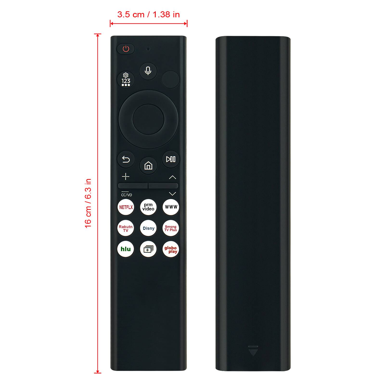 3.5 cm / 1.38 in

16 cm / 6.3 in

CC/VD NETFLIX Rakuten TV prm video Disny DIO www Sming TV PLR hlu + globo play