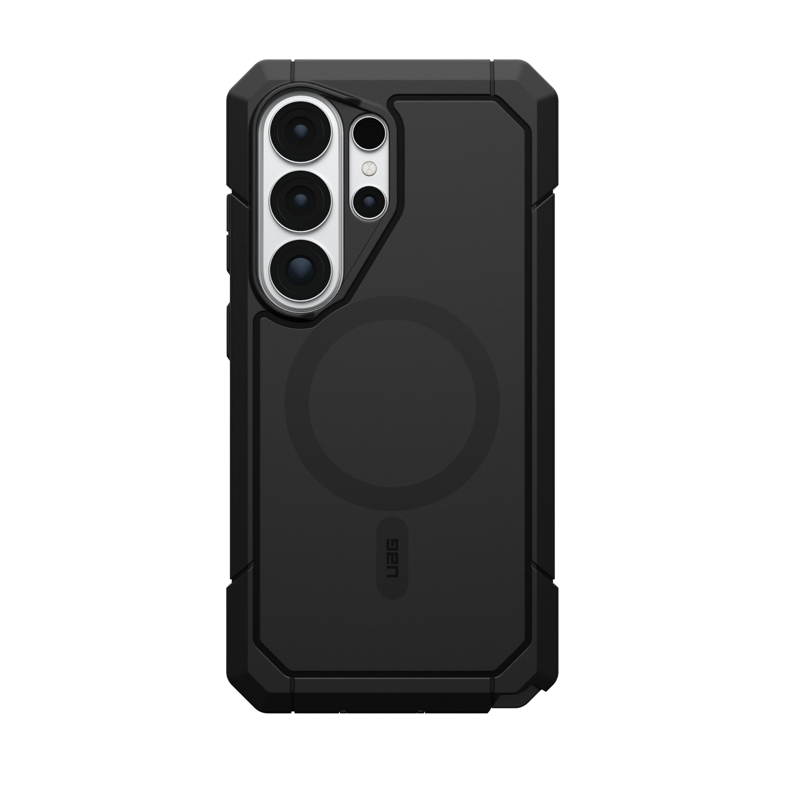 Alt View 4. UAG - Samsung Galaxy S26 Ultra Case w/ Magnetic Charging, Full Body 2-Piece Integrated Port Cover, Rugged Protective Cover - Black.