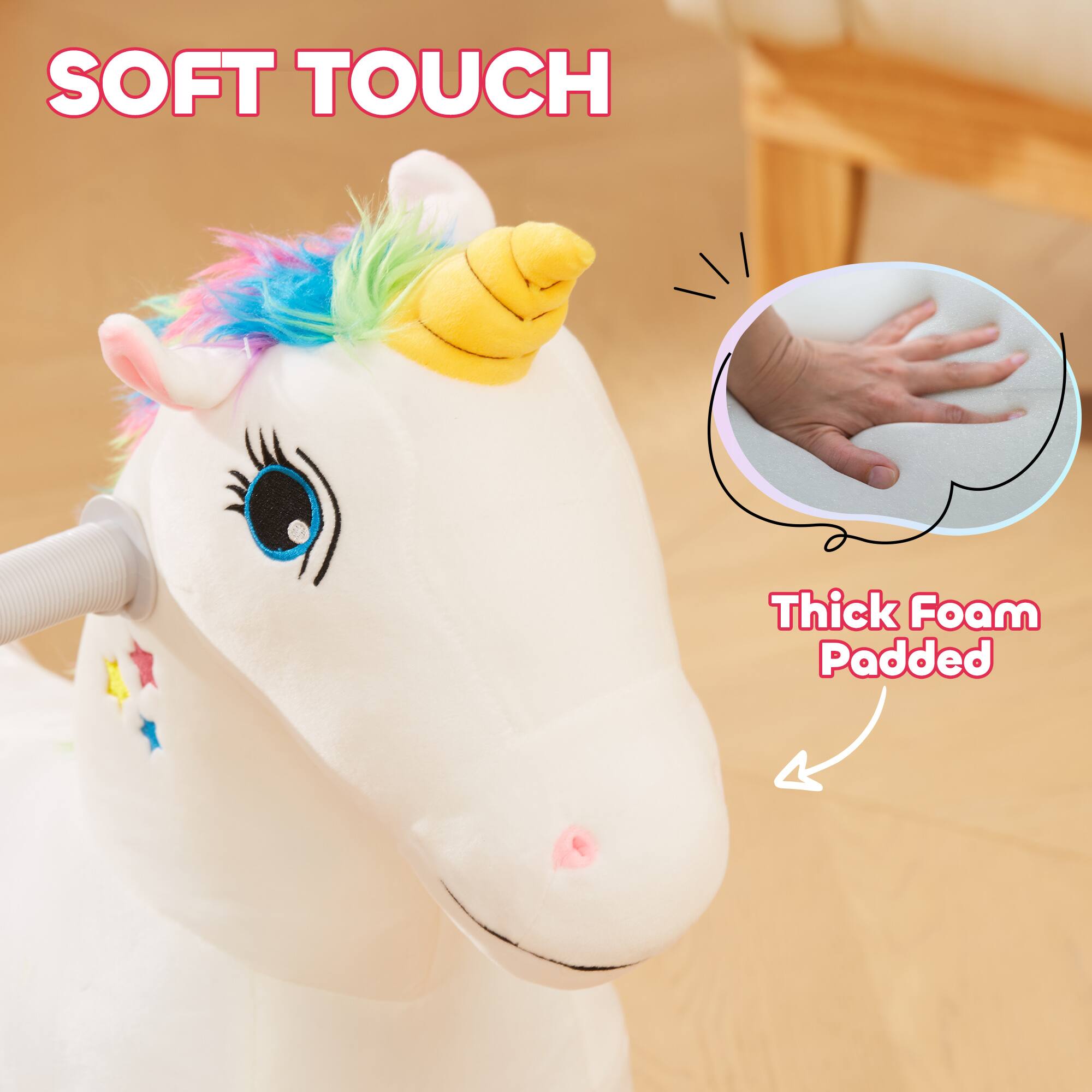 SOFT TOUCH  
Thick Foam Padded