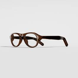 VONDER - PALERMO AI Smart Glasses that Translate, Call & Remember, 16h+ Battery, Premium Audio, Privacy-First, Clear Lenses - Whiskey