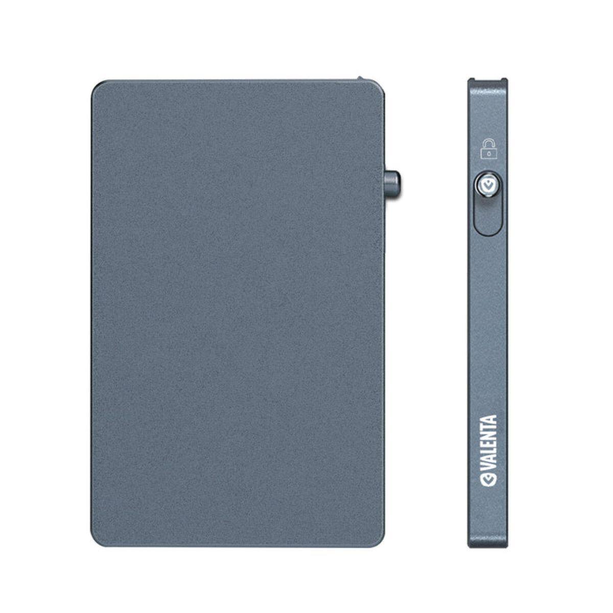 Alt View 1. Valenta - Cardprotector Aluminium Magsafe Cool Grey - Grey.
