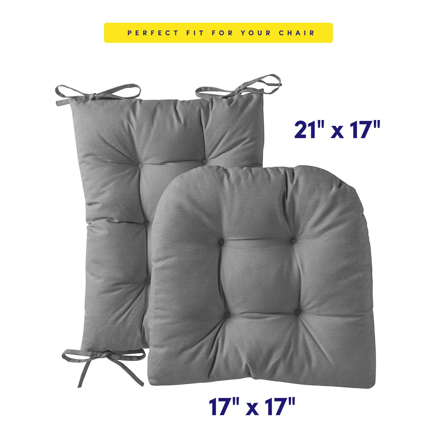 PERFECT FIT FOR YOUR CHAIR

21" x 17"

17" x 17"