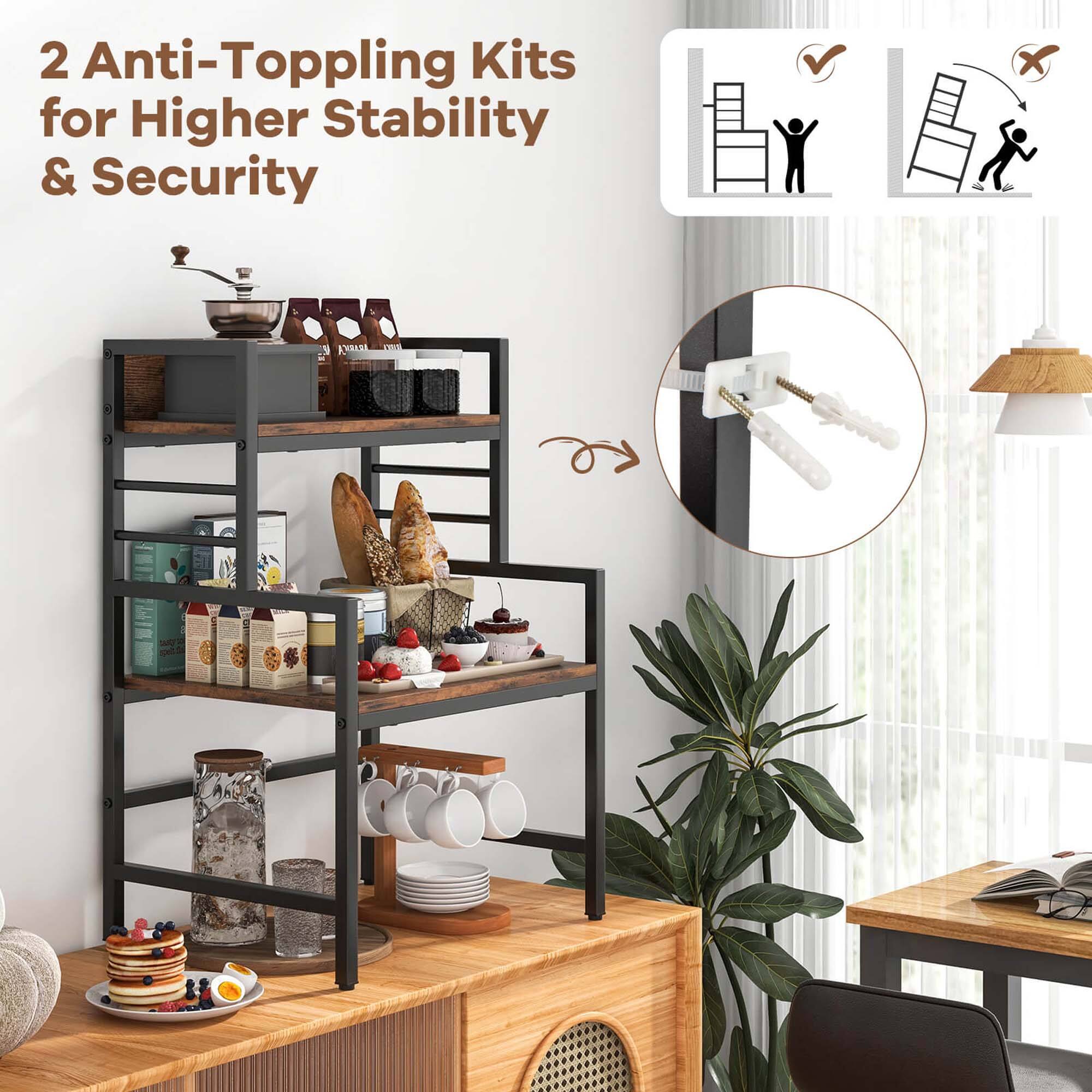 2 Anti-Toppling Kits for Higher Stability & Security
