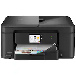Brother - Work Smart 1410 Wireless Color All-in-One Inkjet Printer, 2.7” Color Touchscreen (MFC-J1410DW), Great for Home Offices - Black