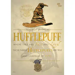 Trend Setters - Harry Potter (Sorting Hat Hufflepuff) MightyPrint™ Wall Art MP17240184 - Multicolor