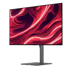 Front. Dough - Spectrum Black 27" Class QHD 480-Hz OLED Gaming Monitor with Gorilla Glass - Black.