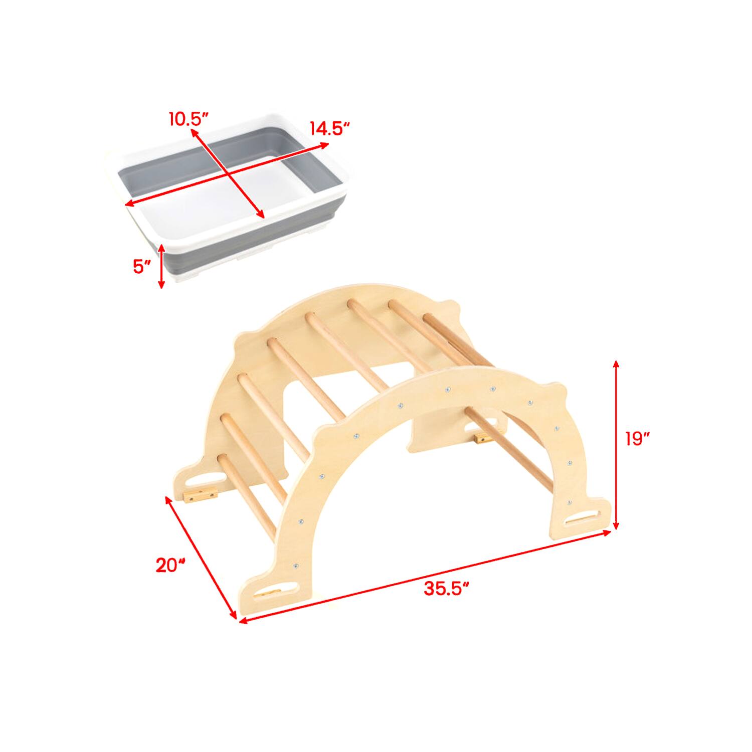 10.5" 14.5" 5" 19" 20" 35.5"