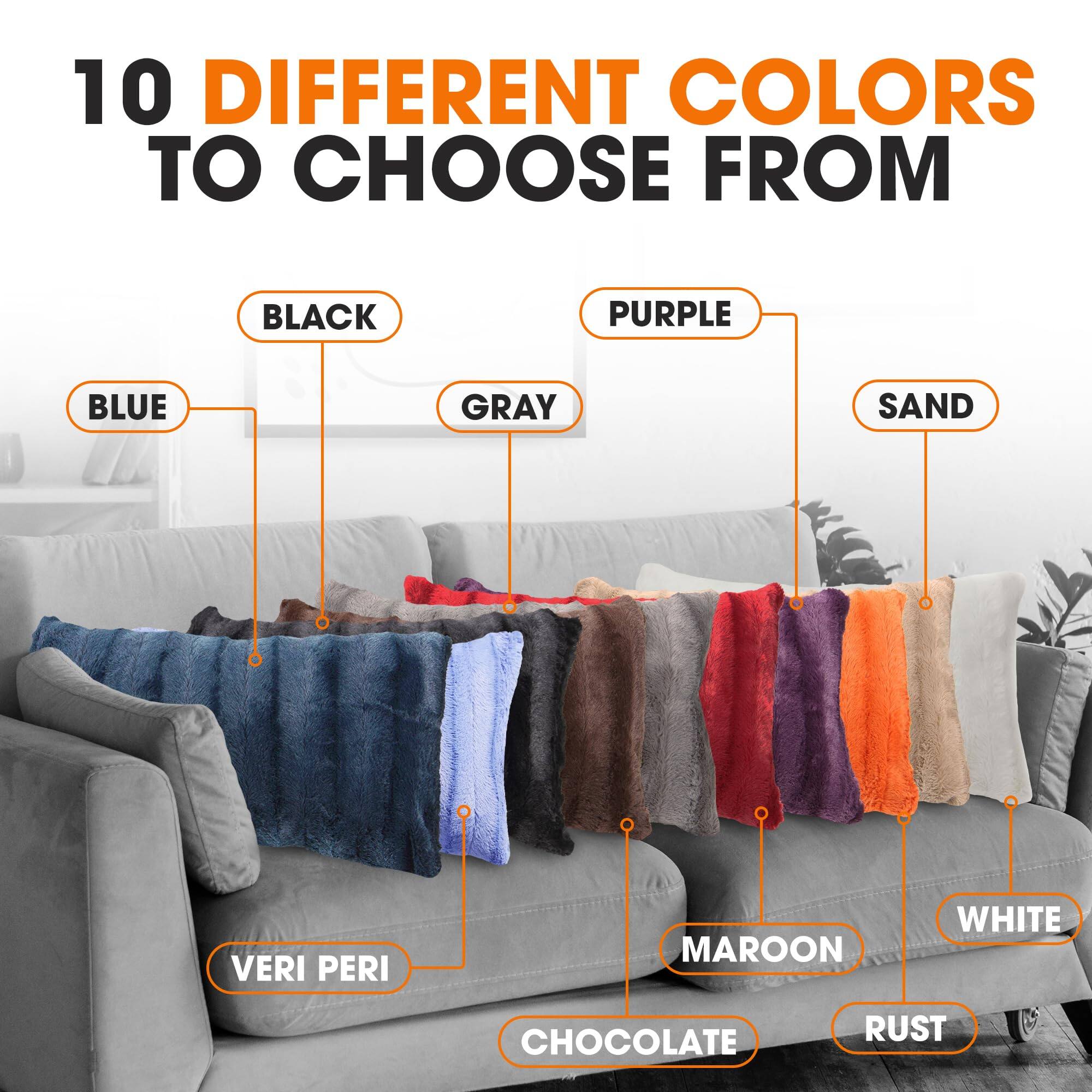 10 DIFFERENT COLORS TO CHOOSE FROM

- BLACK
- PURPLE
- BLUE
- GRAY
- SAND
- VERI PERI
- MAROON
- WHITE
- CHOCOLATE
- RUST