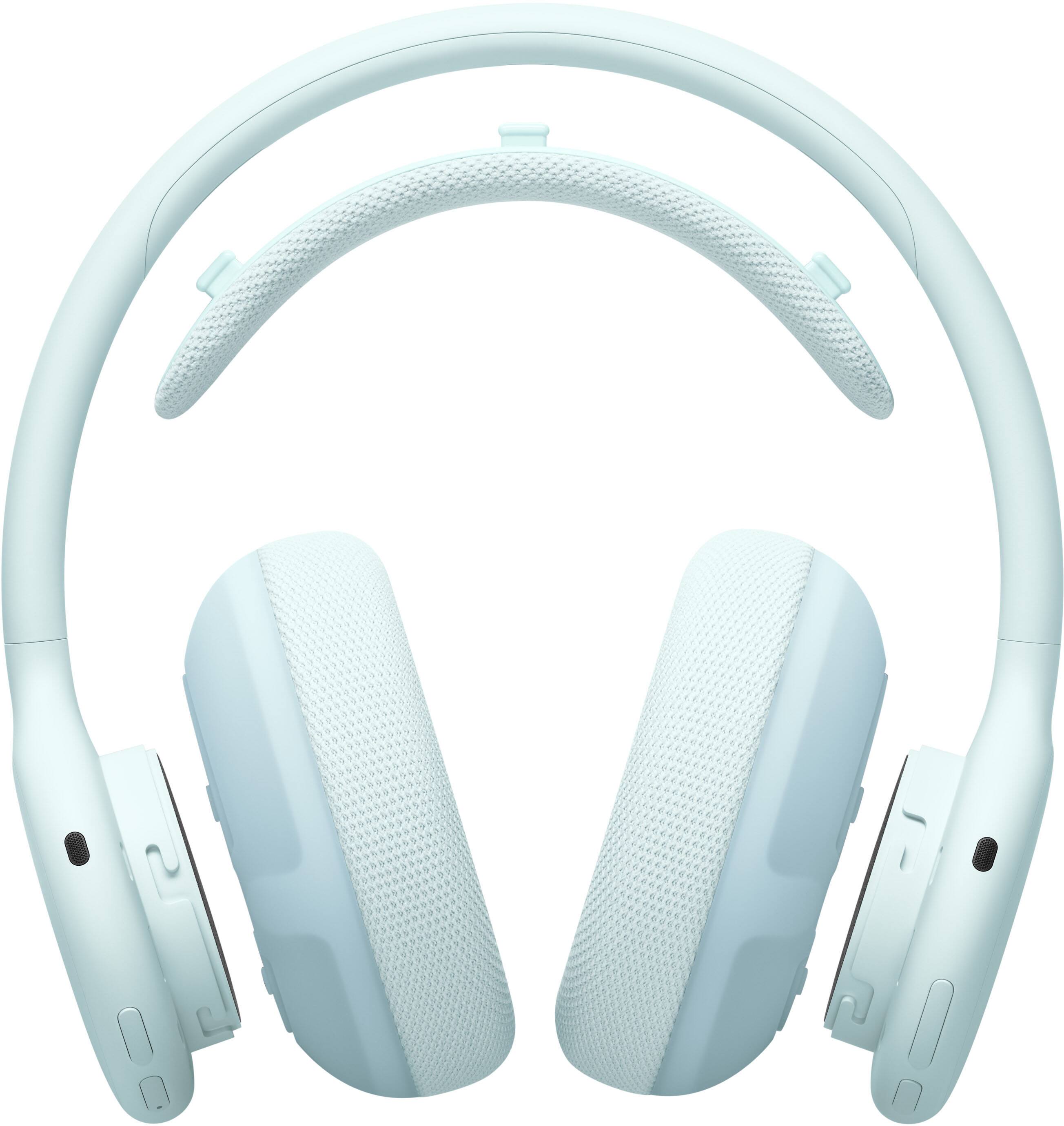 Alt View 4. Beats - Beats 360 Over-the-Ear Headphones - Sky with Sky Performance Knit Cushions - Sky.