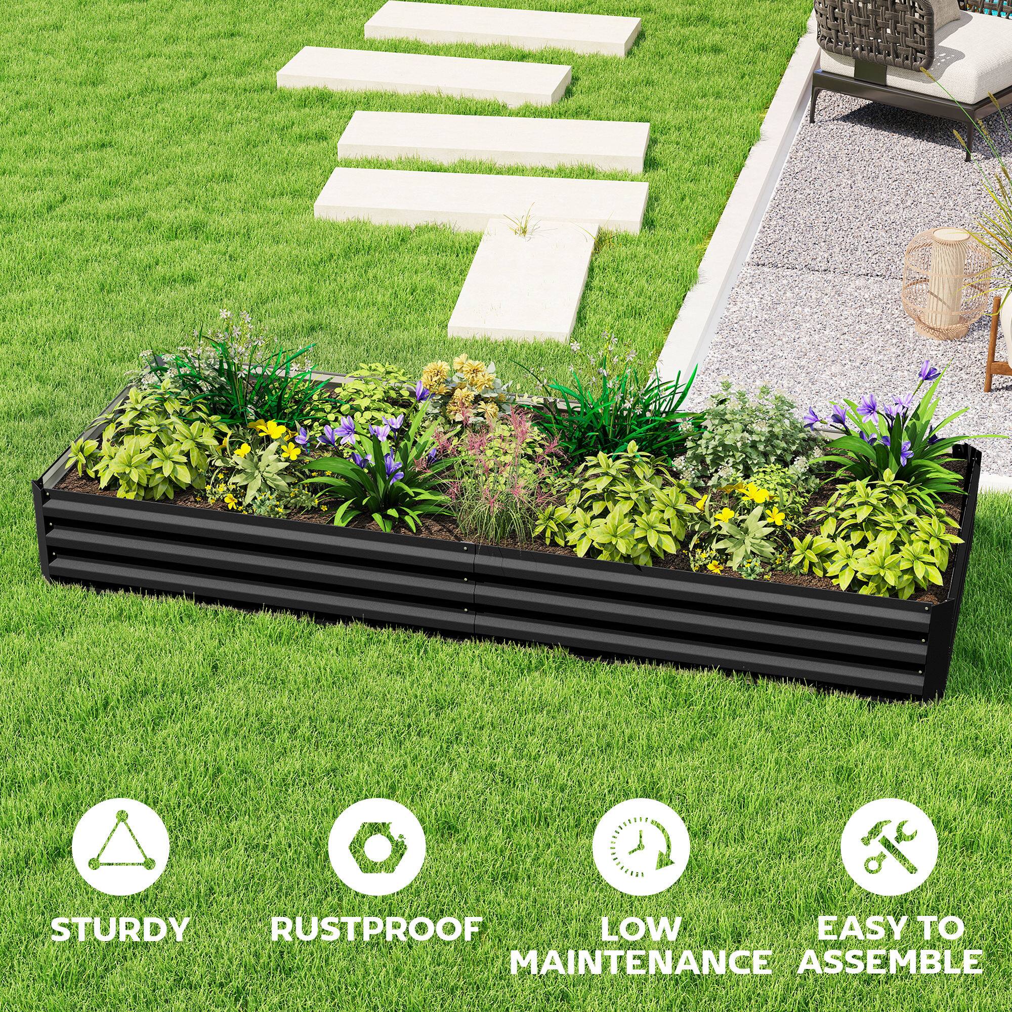 STURDY RUSTPROOF LOW MAINTENANCE EASY TO ASSEMBLE