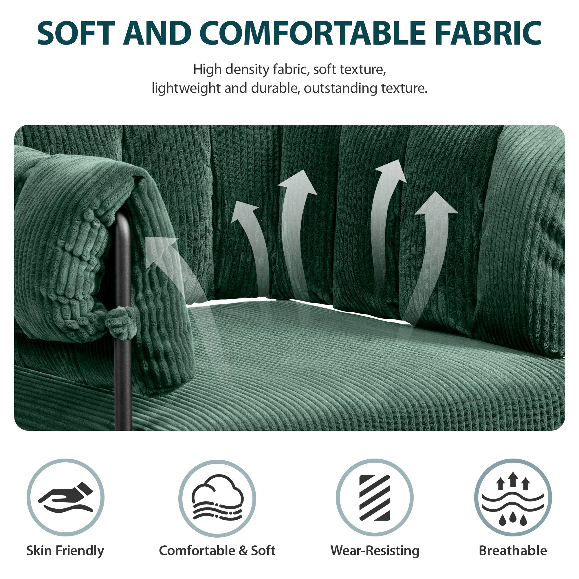 SOFT AND COMFORTABLE FABRIC

High density fabric, soft texture, lightweight and durable, outstanding texture.

Skin Friendly  
Comfortable & Soft  
Wear-Resisting  
Breathable
