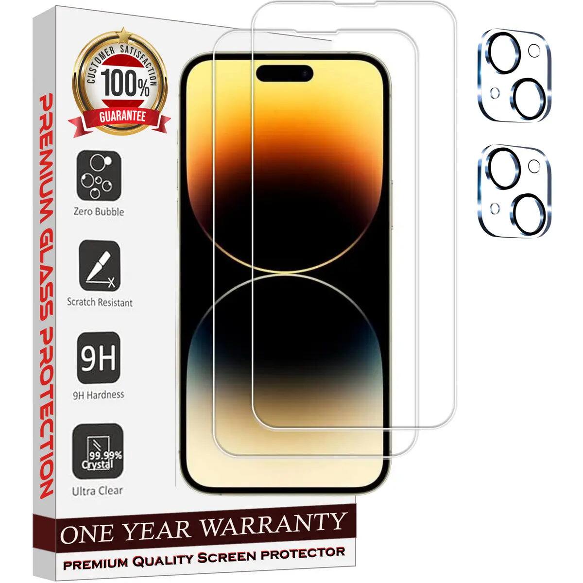 CUSTOMER 100% SATISFACTION GUARANTEE  
PREMIUM Zero Bubble GLASS Scratch Resistant 9H 9H Hardness PROTECTION  
ONE PREMIUM Ultra Crystal 99.99% Clear  
YEAR QUALITY SCREEN PROTECTOR