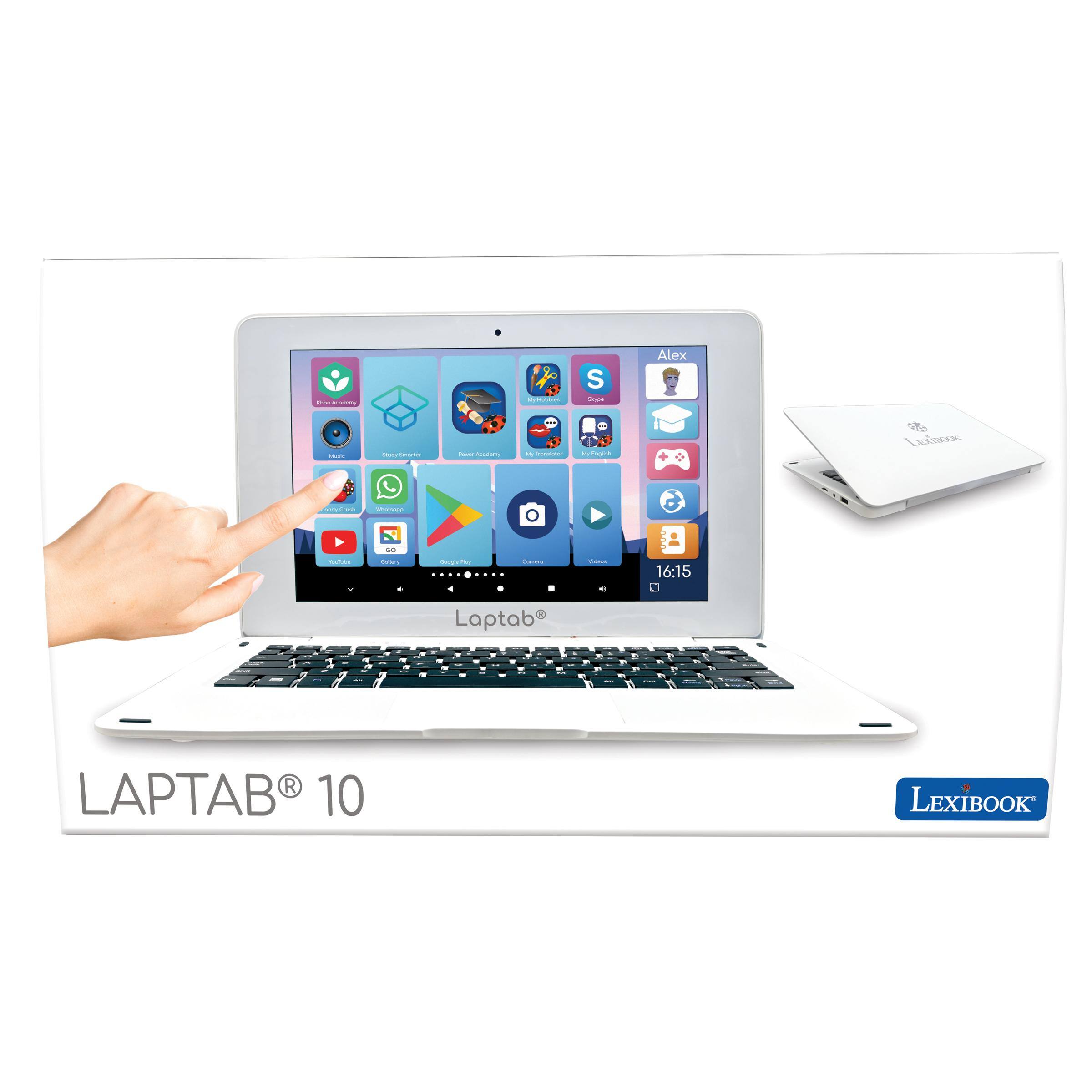 - - - | S - Alex - - - I - - - - - - % Lioe -  - - - : - - - - 16:15 Laptab 3 e 1  - : - - 3 . - - e - - : - - - - - + - . - I 2 - - + - - LAPTAB R 10 LEXIBOOK