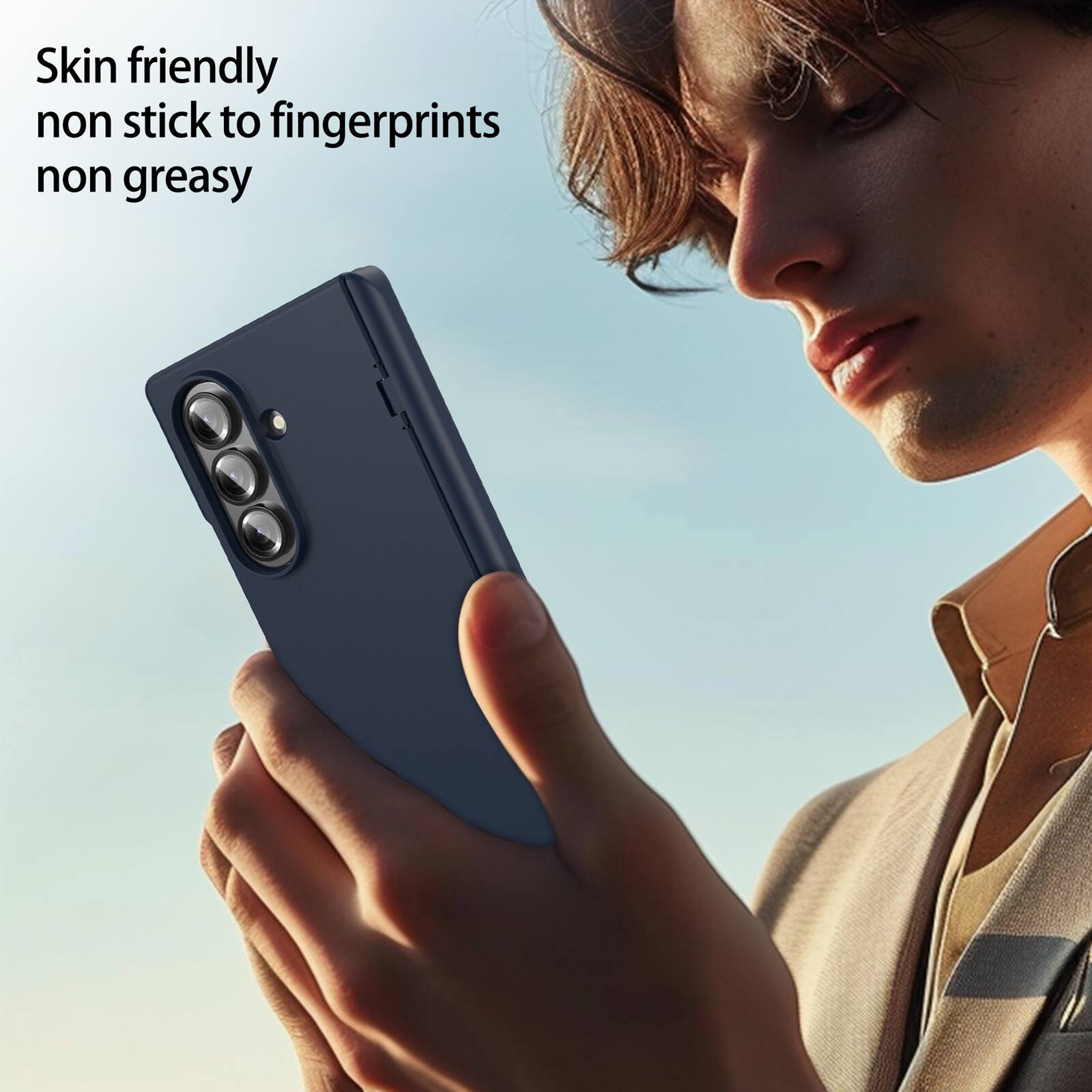 Skin friendly non stick to fingerprints non greasy