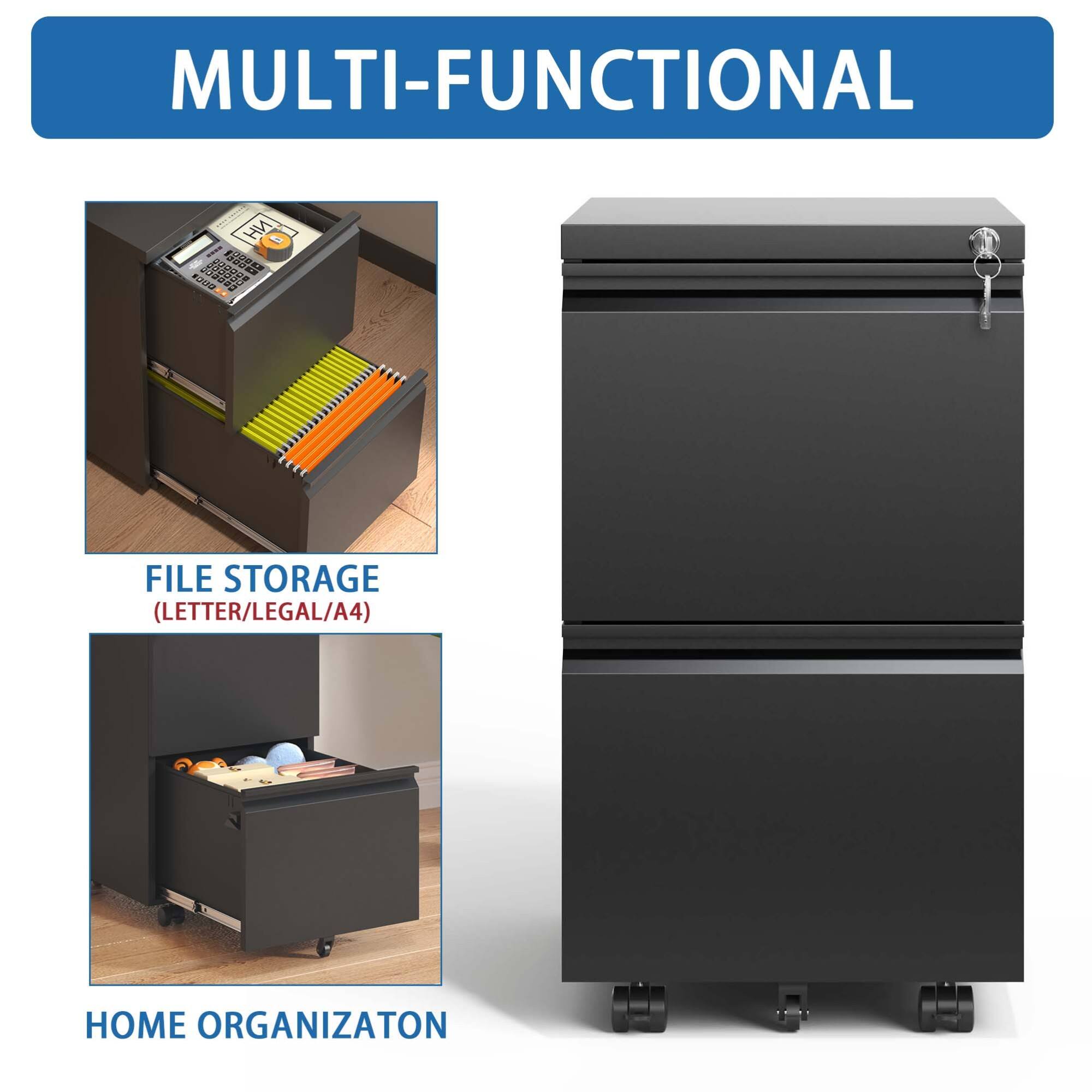 MULTI-FUNCTIONAL

FILE STORAGE (LETTER/LEGAL/A4)

HOME ORGANIZATION