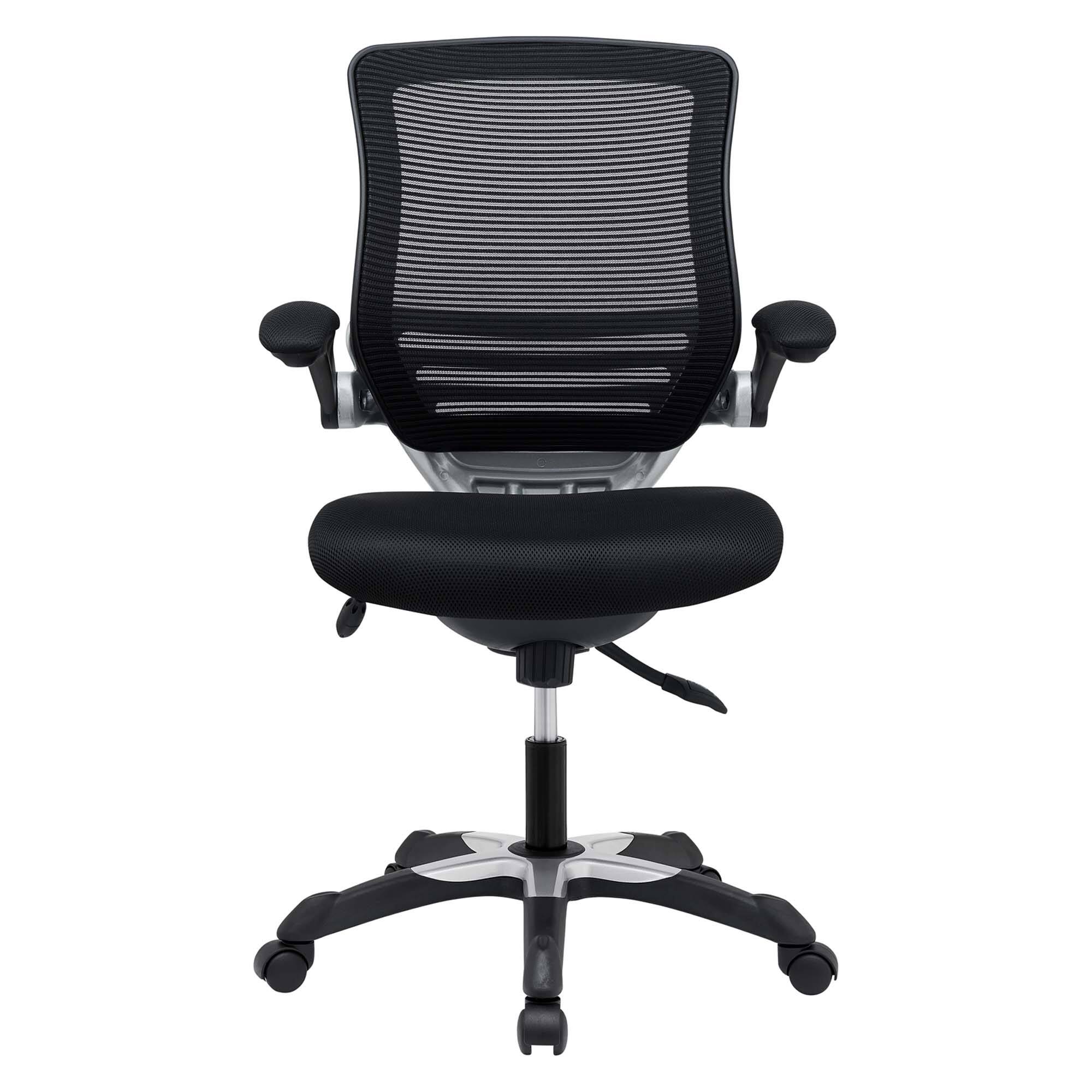 Alt View 4. Modway - Edge Mesh Office Chair by Modway - Black.