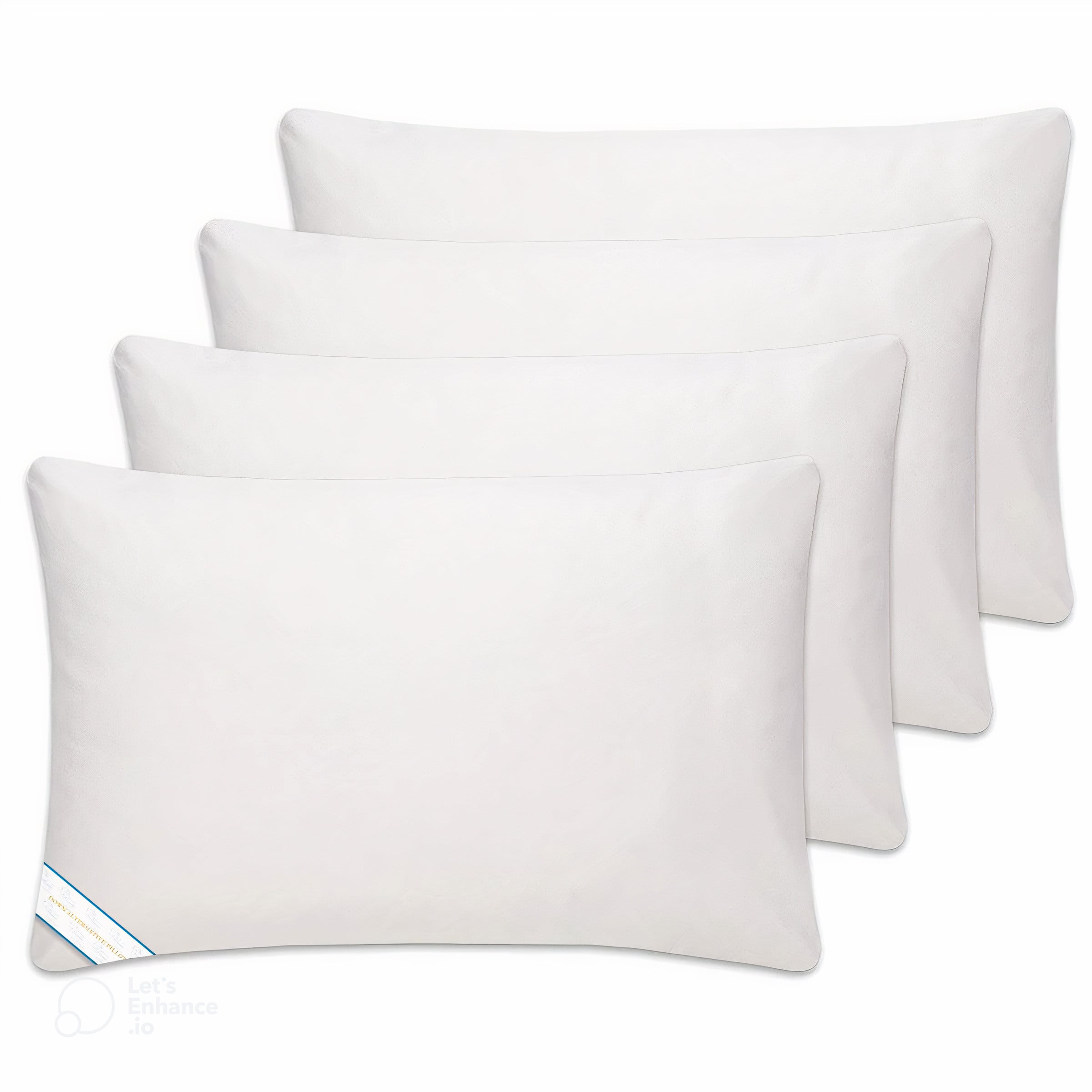 BeautySleep - 2-4 Pack Feather Cotton Pillow Set - Standard price history on PriceWatchPro