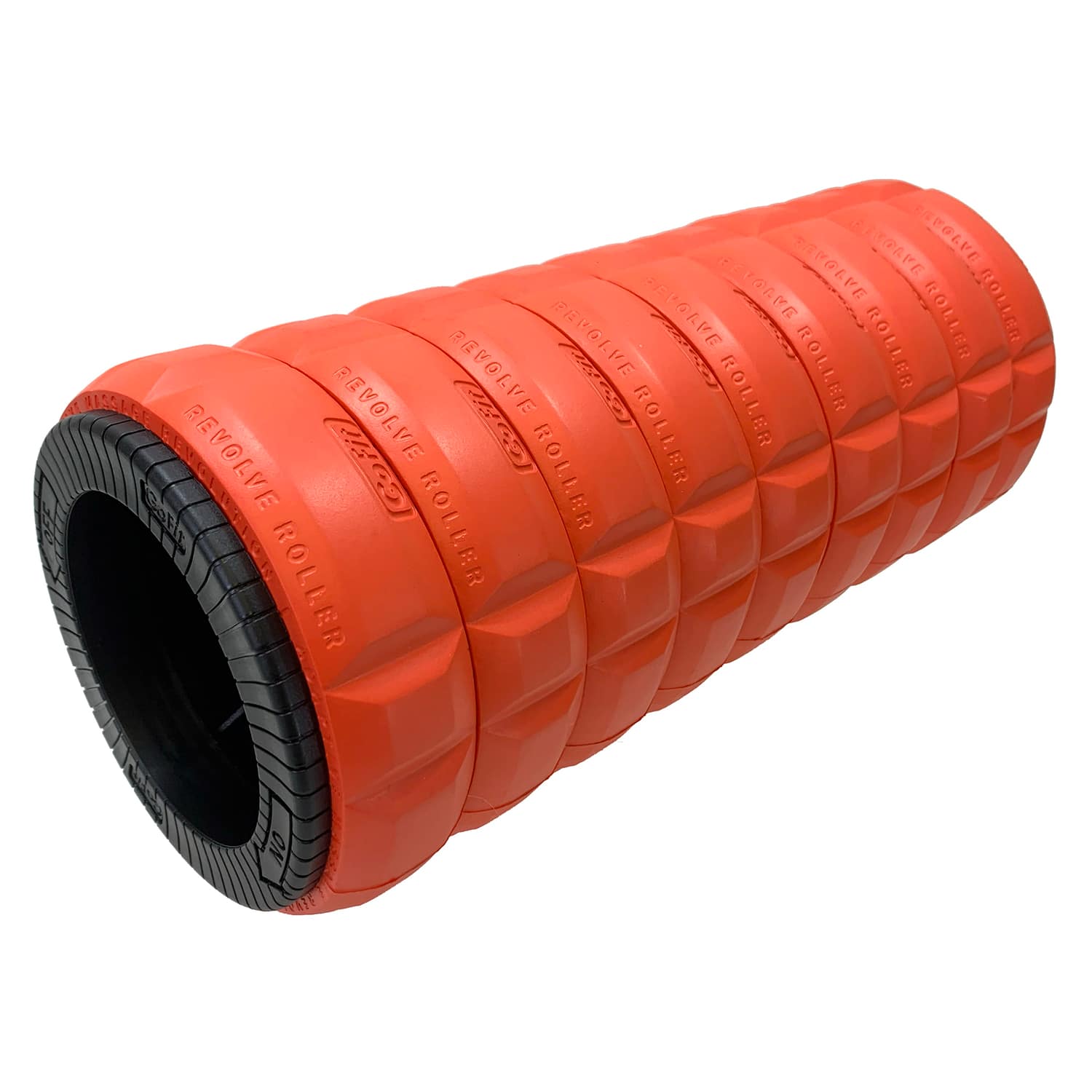 GoFit - Revolve Roller with Adaptive Massage Rings, 9 Low Profile