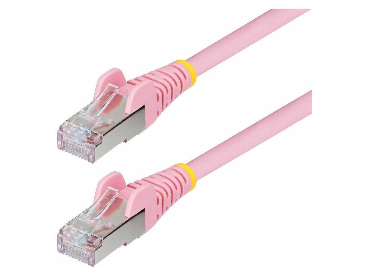 Alt View 3. StarTech.com - StarTech 5ft Pink CAT6a Ethernet Cable Model NLPN-5F-CAT6A-PATCH.