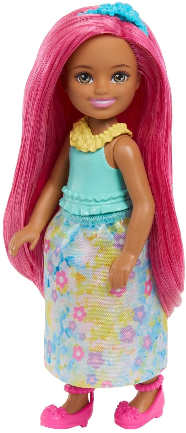 Mattel - Barbie Chelsea Royal Small Doll with Pink Hair - COLLECTIBLES - Multicolor
